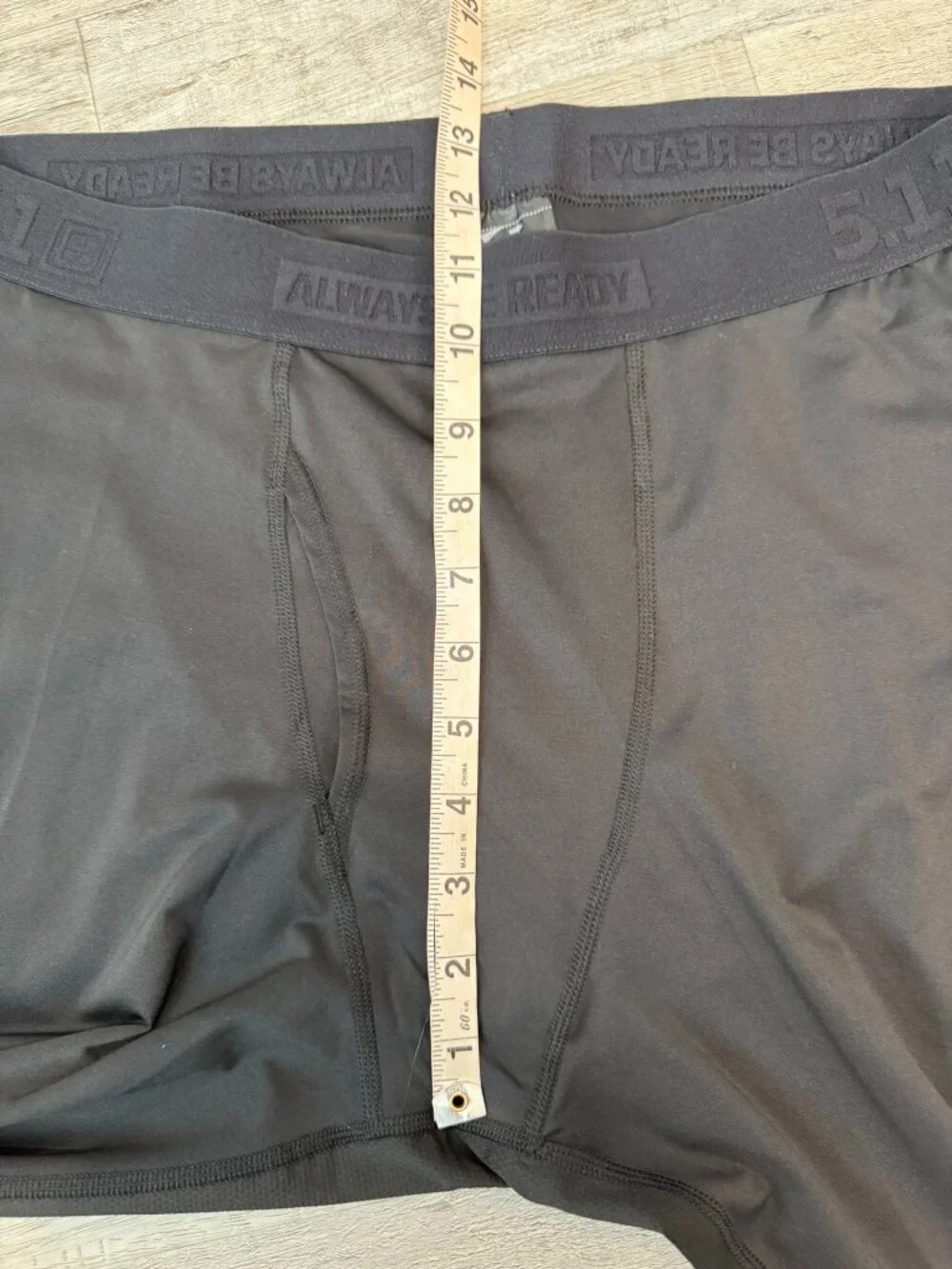 5.11 PT-R Shield Black Base Layer Men's Pants Size XL G50